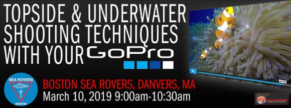 GoPro video shooting techniques for topside and underwater